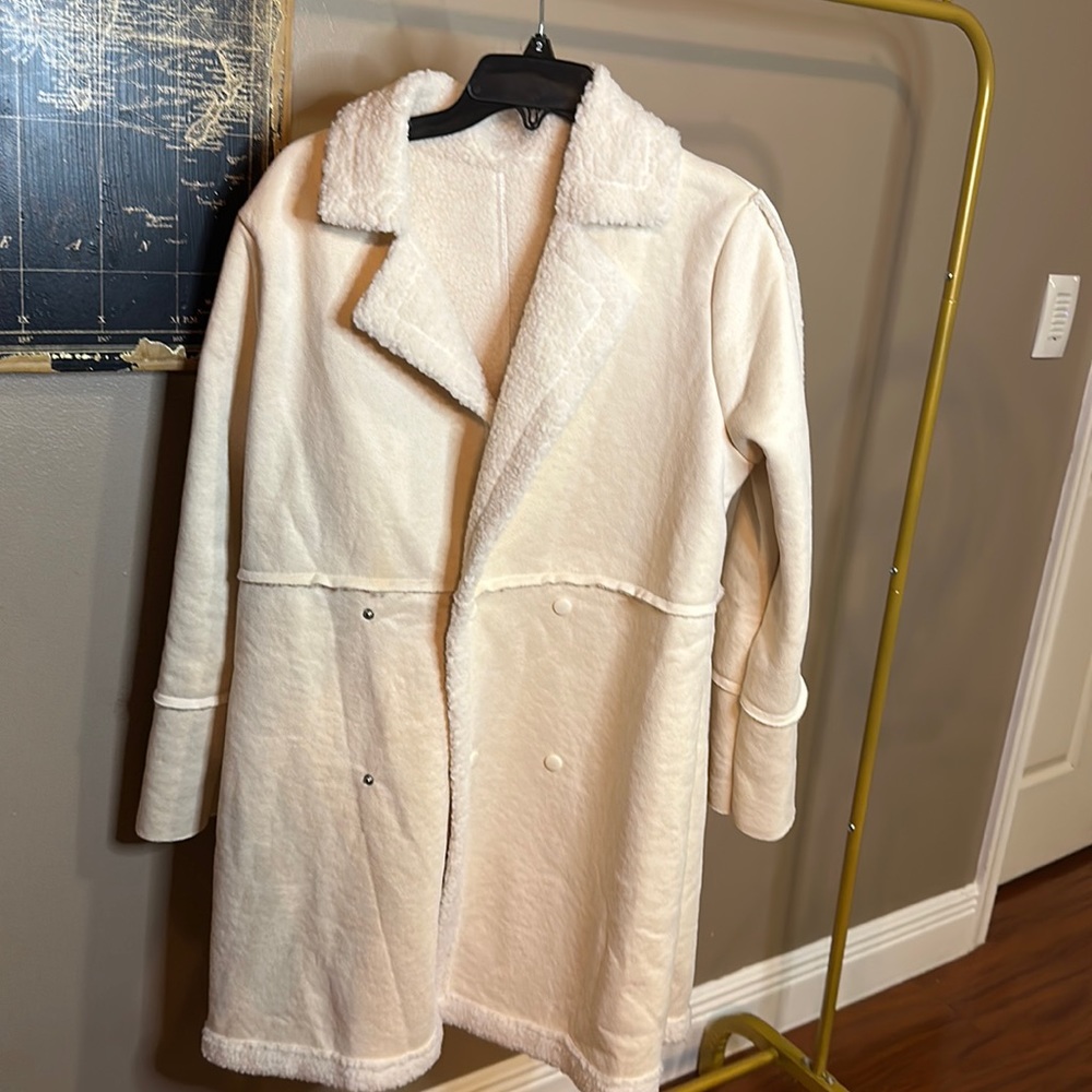 White winter coat